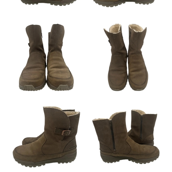 Merrell BootsWomen\'s  Brown BucklePolar Waterproof. Sized 8.5, but feets 9